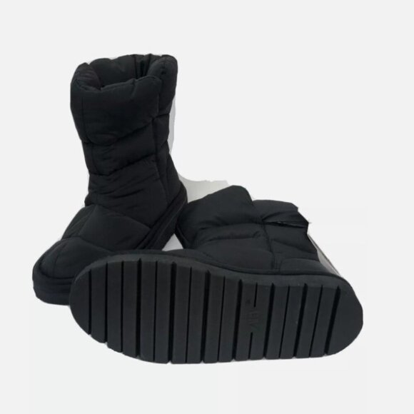 Zara Padded Black Ankle Booties - Picture 2 of 7